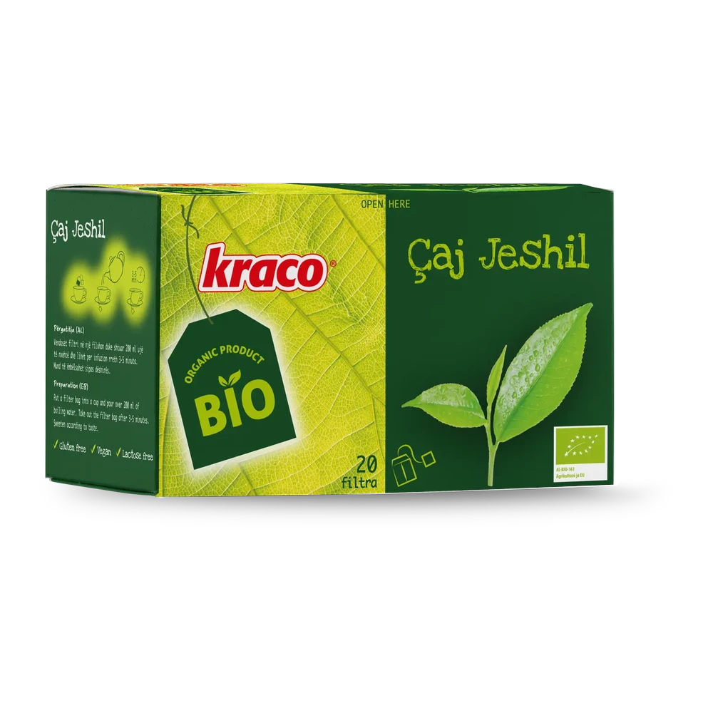 Kraco, Çaj organik, i Gjelbër